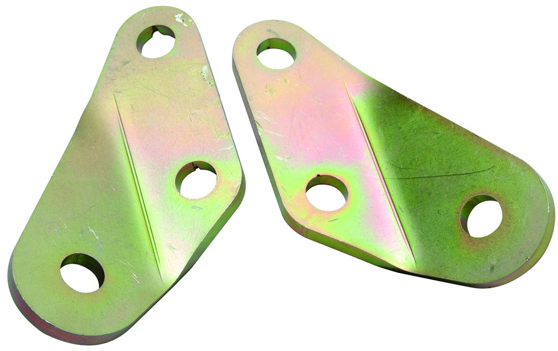 Front Leaf Springs Shock Bracket for 47-54 Chevy 1/2 Ton Truck, 3100, 3200, Lower