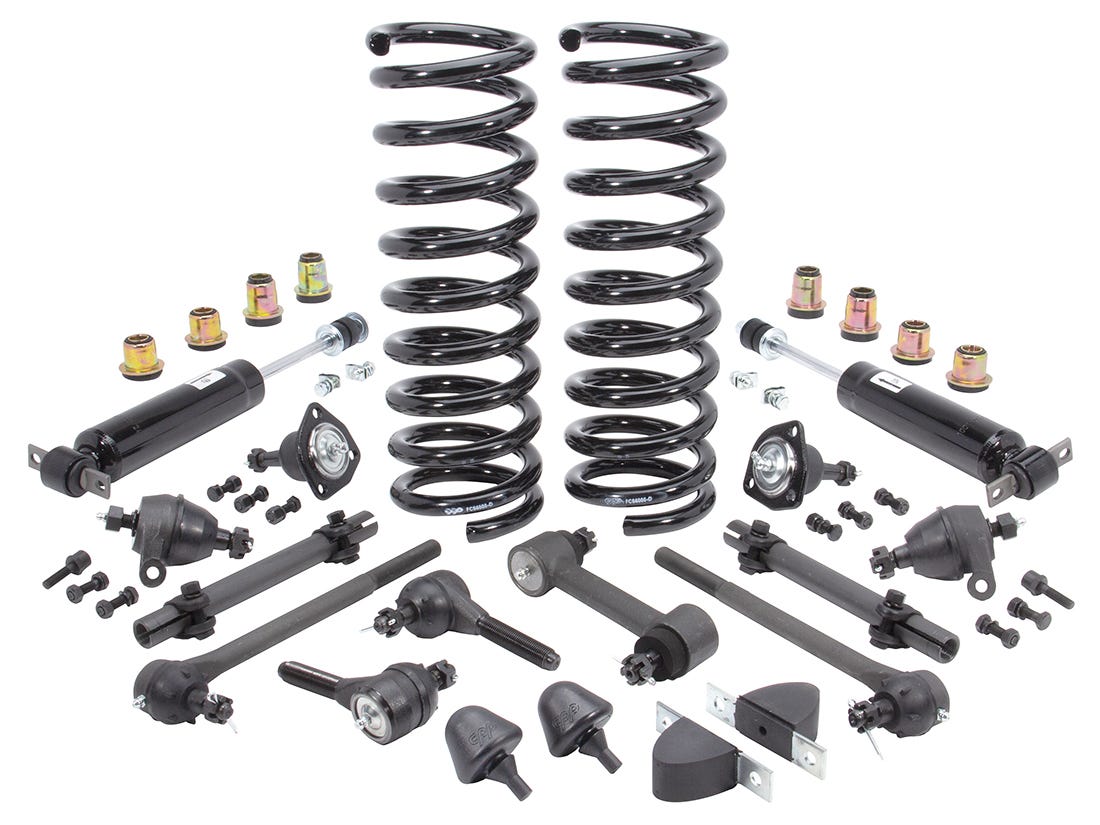 Performance Plus Front End Rebuild Kit 1958-1960 Chevy Fullsize, Poly