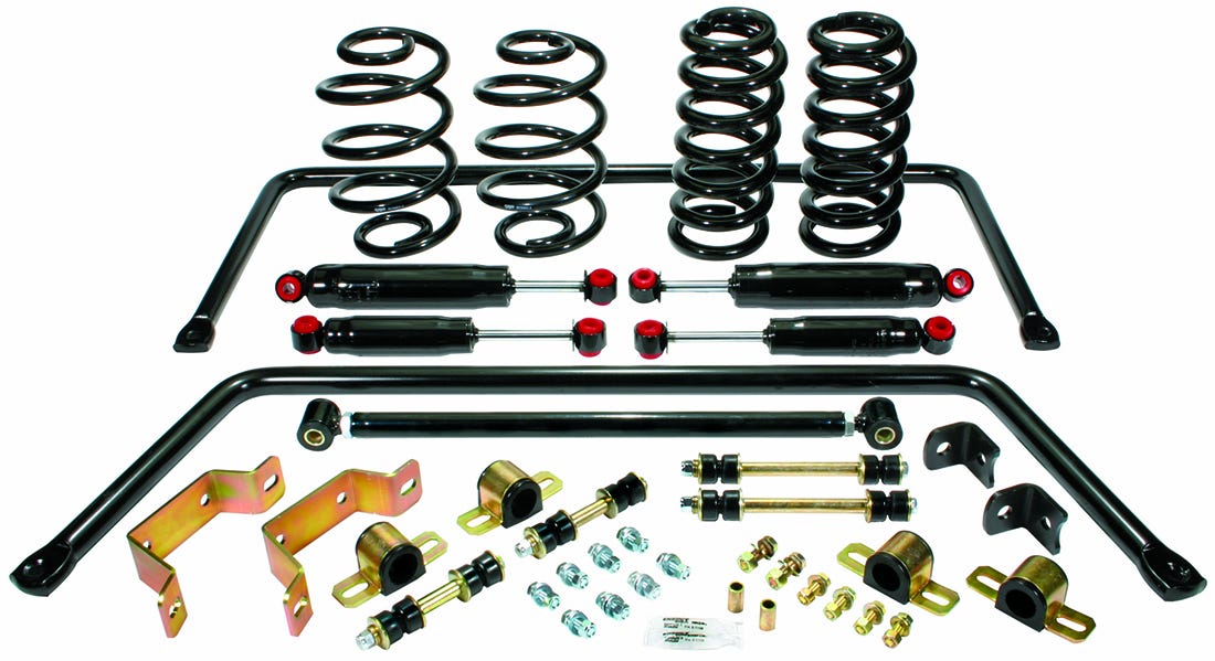 C10 Lowering & Handling Performance Kit, 63-72 Front & Rear Springs and Shocks