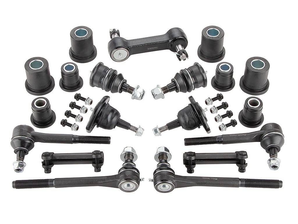 Complete Front End Rebuild Kit for 1973-1982 Chevy 1/2 Ton Truck, Poly