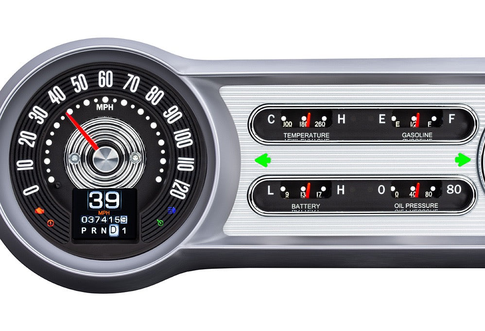 53-54 Chevy Car RTX Cluster