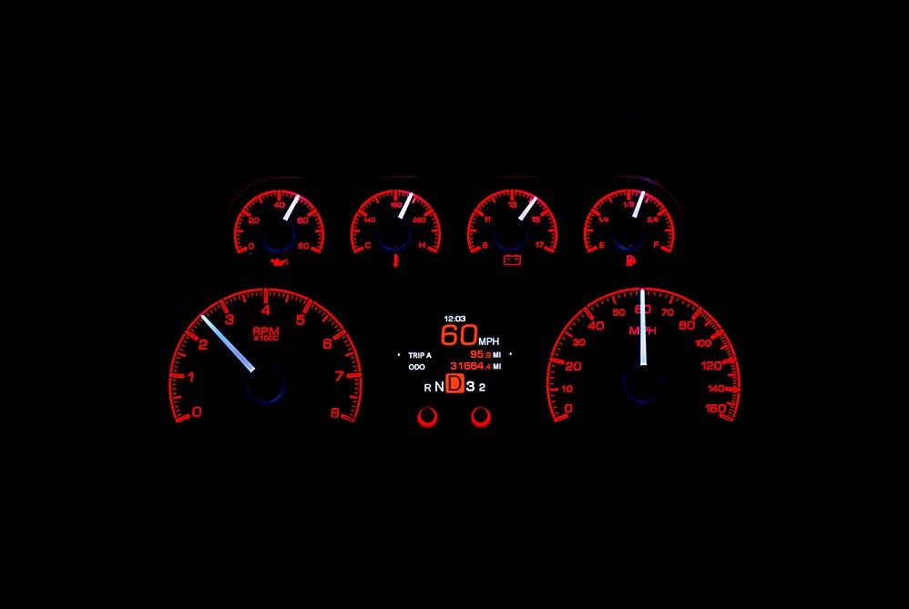 88-94 GM Truck HDX Cluster