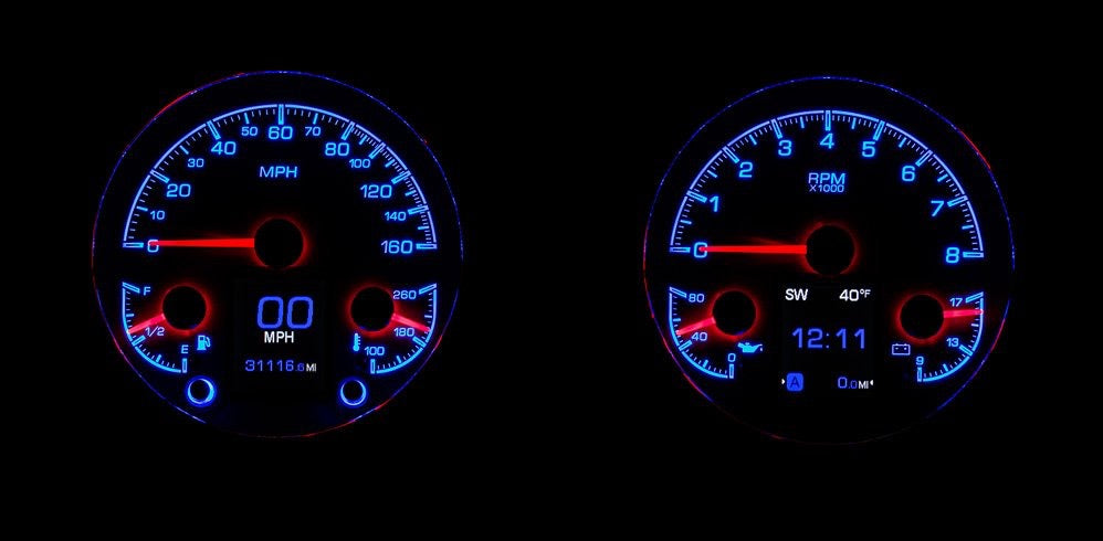 47-53 GM Truck HDX Cluster