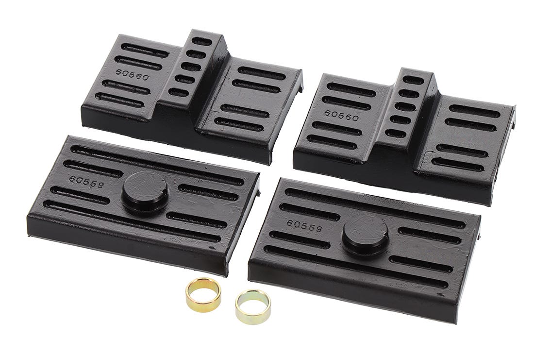 Leaf Spring Pads for 1970-81 Chevy Camaro, Multi, Poly