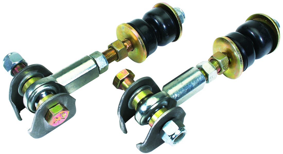 Sway Bar End Link Kit for Heim Joint Upgrade, Weld-On Tabs, Poly