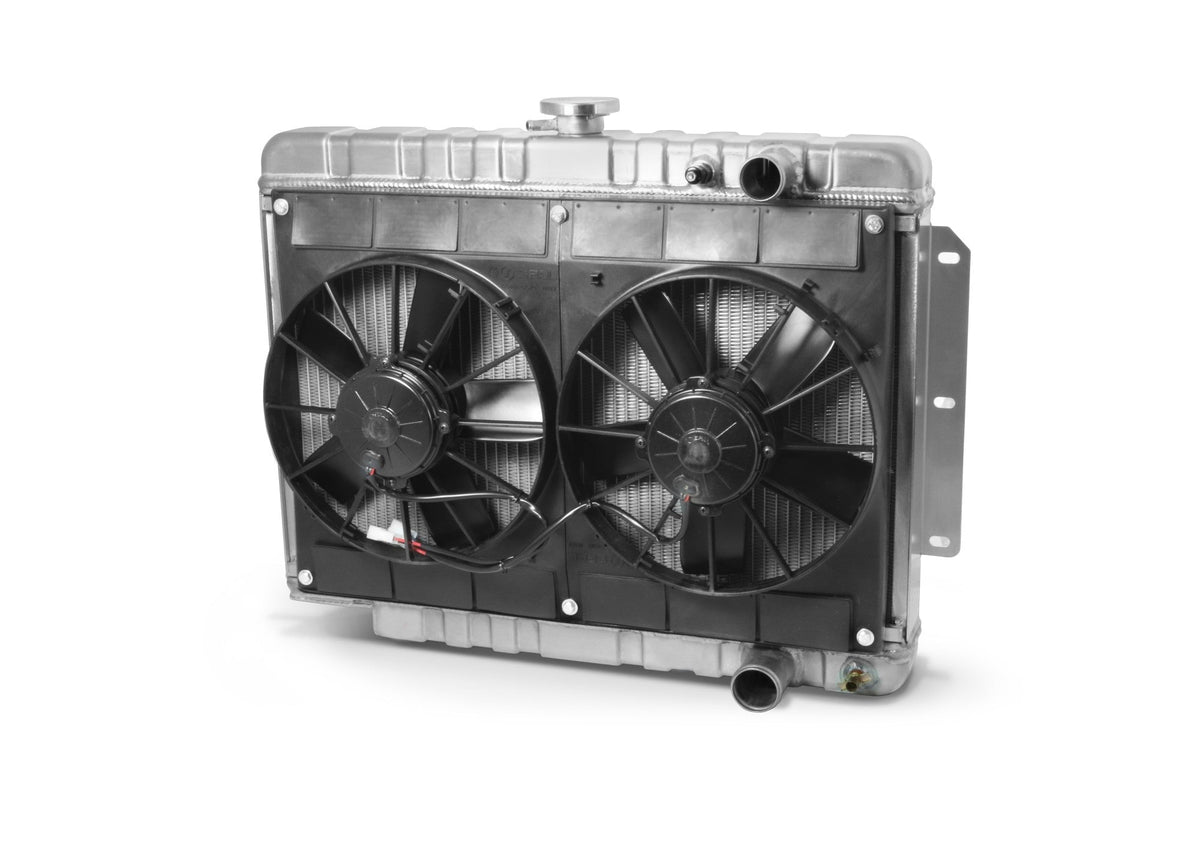DeWitts 1959-1964 Impala LS Swap Aluminum Radiator - Aftermarket Steering