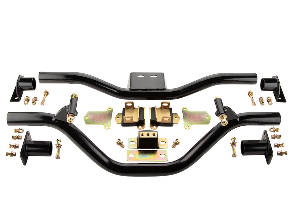 Straight Axle Small Block Install Kit, Poly Mounts