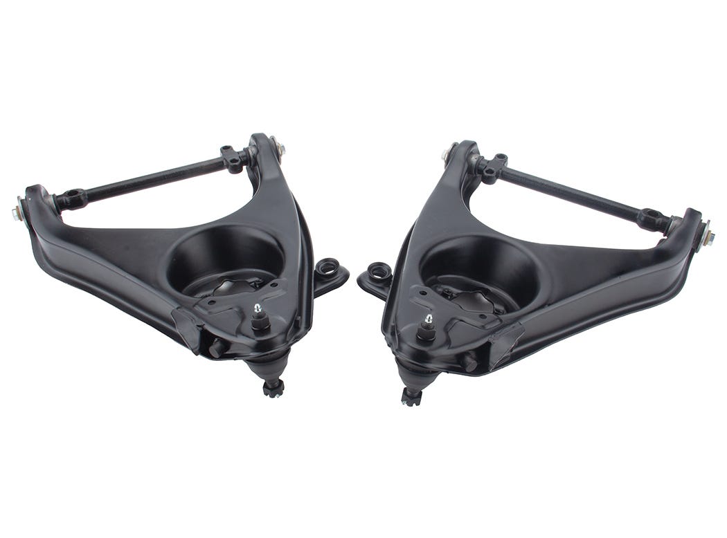Stamped Steel Lower Control Arms w/ Rubber Bushings for 1958-64 Chevy Fullsize