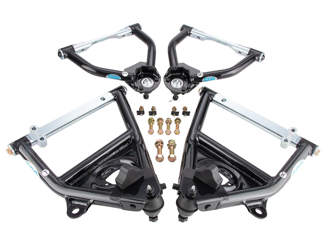 Totally Tubular Upper and Lower Control Arms for 1958-64 Chevy Full Size