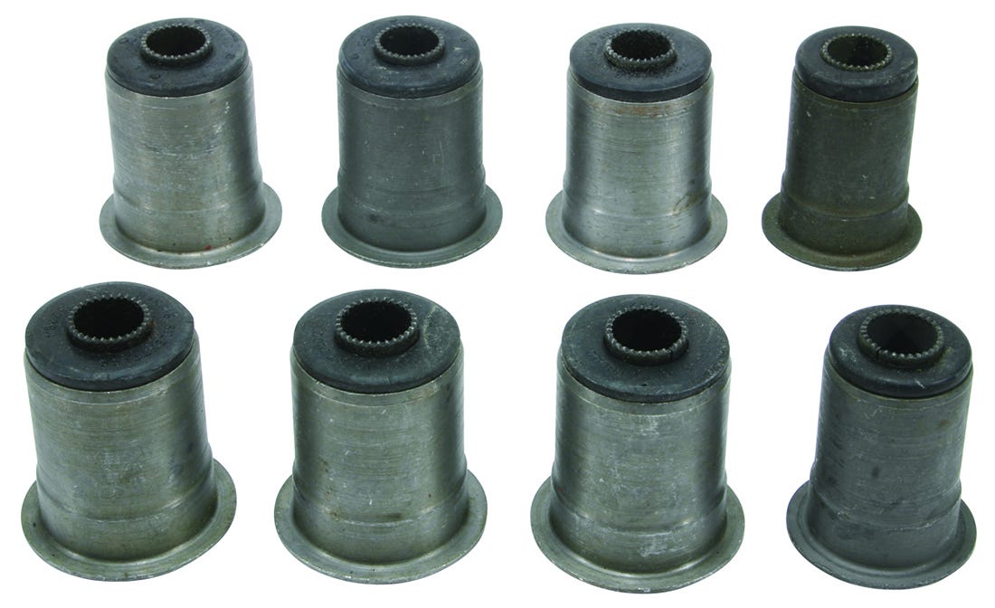 Trailing Arm Bushing Kit for 1959-64 Chevy Impala, Fullsize, Dual Upper, Rubber