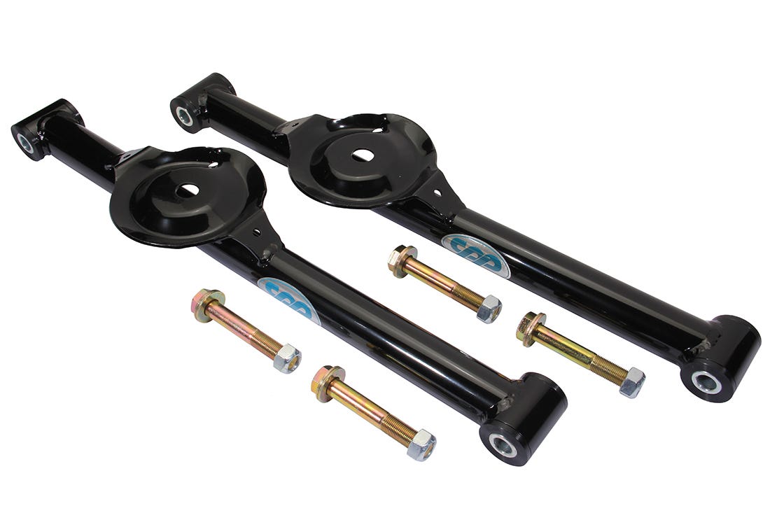 Tubular Trailing Arms for 1959-1964 Chevy Impala, Fullsize, Tubular, Lower, Black
