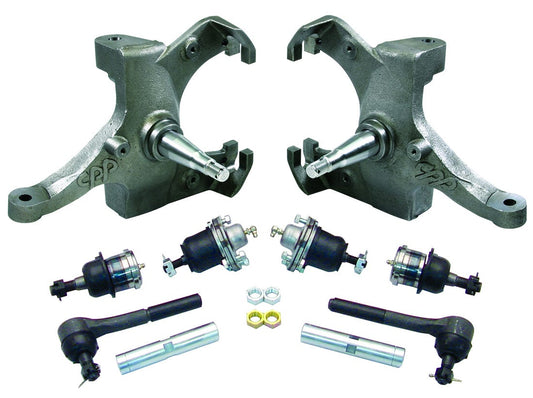 1963-70 C10 2.5" Drop Spindles w/ Ball Joint and Tie Rods