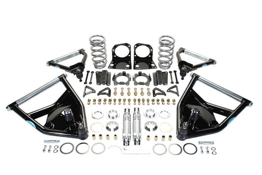 Front Coilover Conversion Kit w/ Upper and Lower Arms, 1963-70 Chevy 1/2 Ton