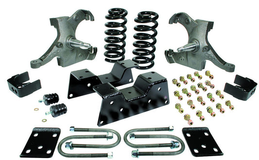 Deluxe C10 Lowering Kit W/Spindles - 2" Front, 6" Flip Kit/C-Notch, 2.5" Drop Spindle