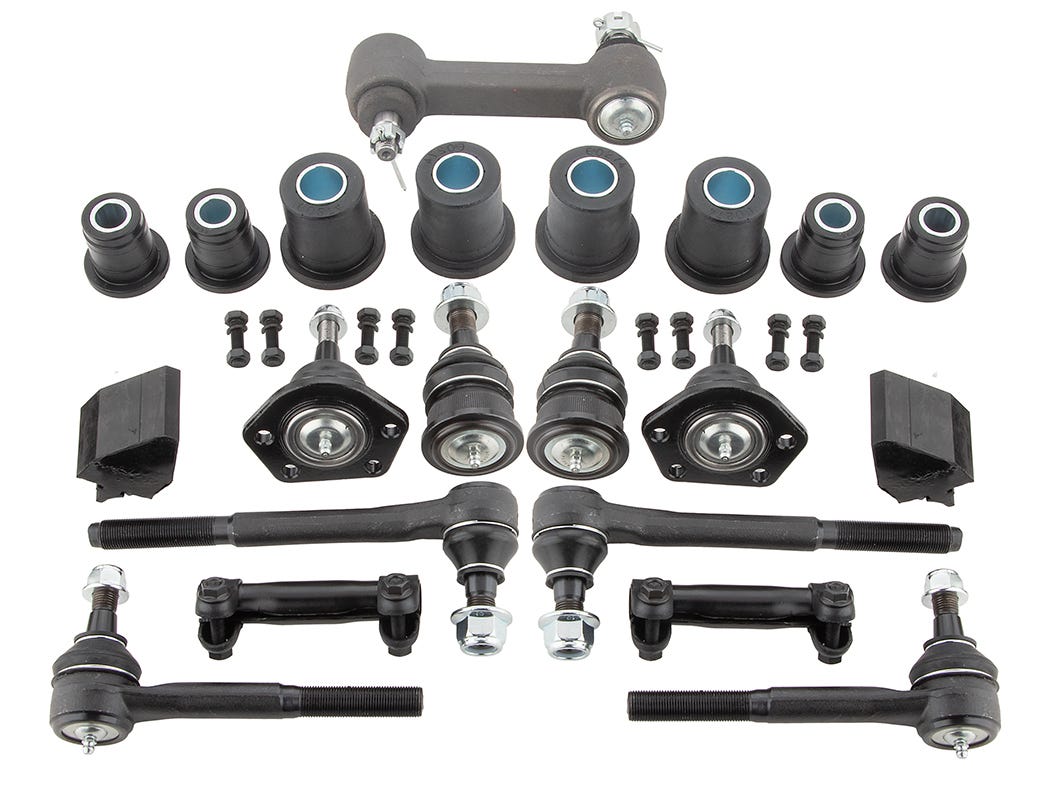 Complete Front End Rebuild Kit for 1983-1987 Chevy 1/2 Ton Truck Poly