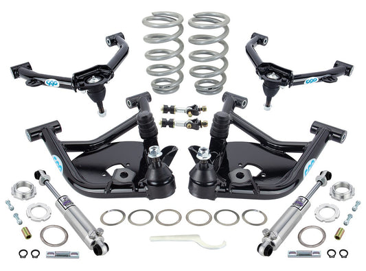 Narrowed Front Coilover Conversion Kit w/ Upper and Lower Arms, 1988-98 C1500