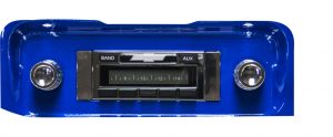 Custom Autosound USA-230 AM/FM/AUX Radio — 1964-1966 GM Truck