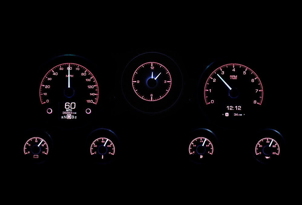 67-72 GM Truck HDX Cluster