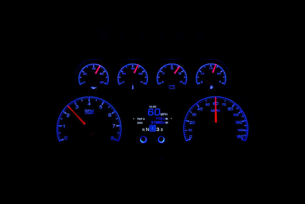 88-94 GM Truck HDX Cluster