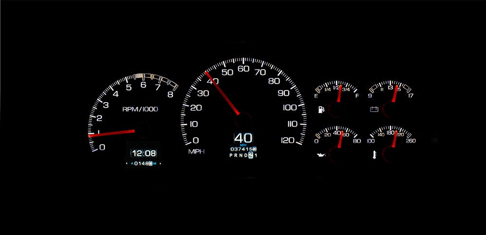 95-98 GM Truck RTX Cluster