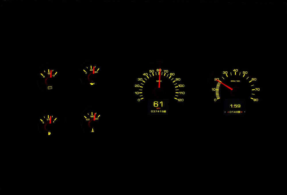 73-87 GM Truck RTX Cluster