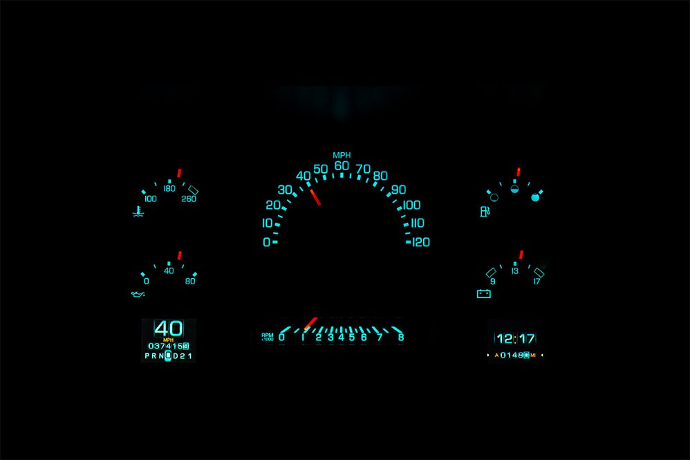 88-91 GM Truck RTX Cluster
