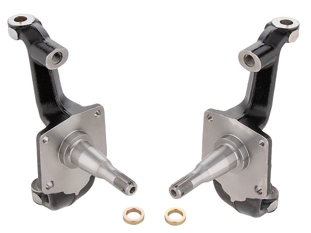 1955-57 Chevy Full Size Stock Height Drum Spindles, Pair