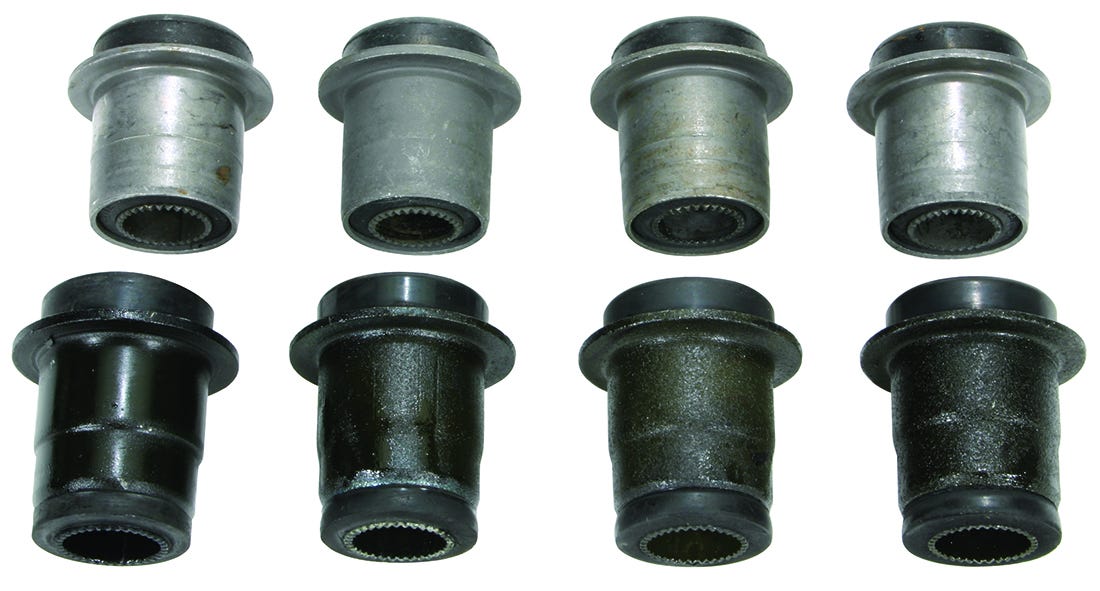 Control Arm Bushing Kit, Rubber, 1955-57 Chevy Bel Air and 1958-64 Chevy Impala Full Size