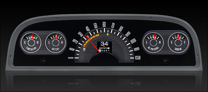 60-63 Chevy Truck RTX Cluster