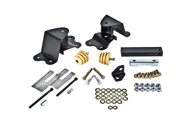 Belltech 2" Drop Leaf Spring Hanger Kit (Front Hanger) Ext Cab