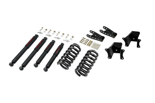 Belltech 73-87 C10 Front And Rear 2/4 Complete Kit W/ Nitro Drop 2 Shocks